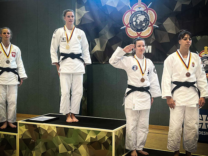 Aurore Cabanne médaillée de bronze au Championnat du Monde militaire