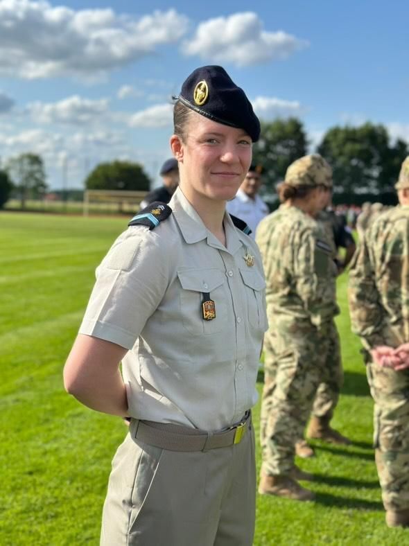 Aurore Cabanne cérémonie militaire